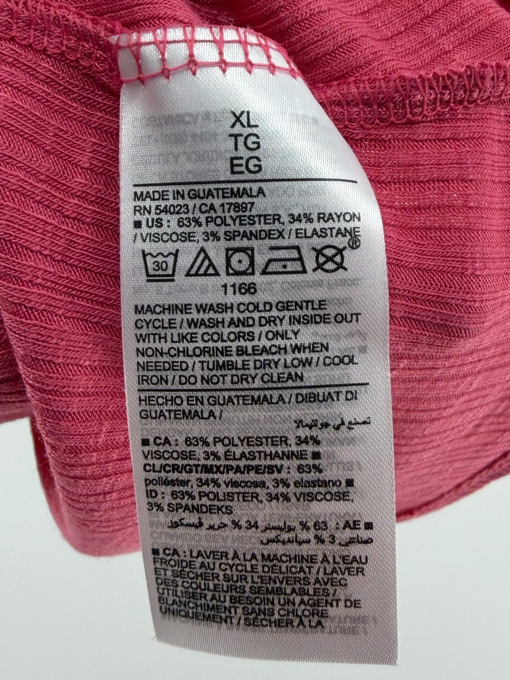 NWT Old Navy Luxe Ribbed Tank Top in Rose Pink, Women's XL - Picture 5 of 6